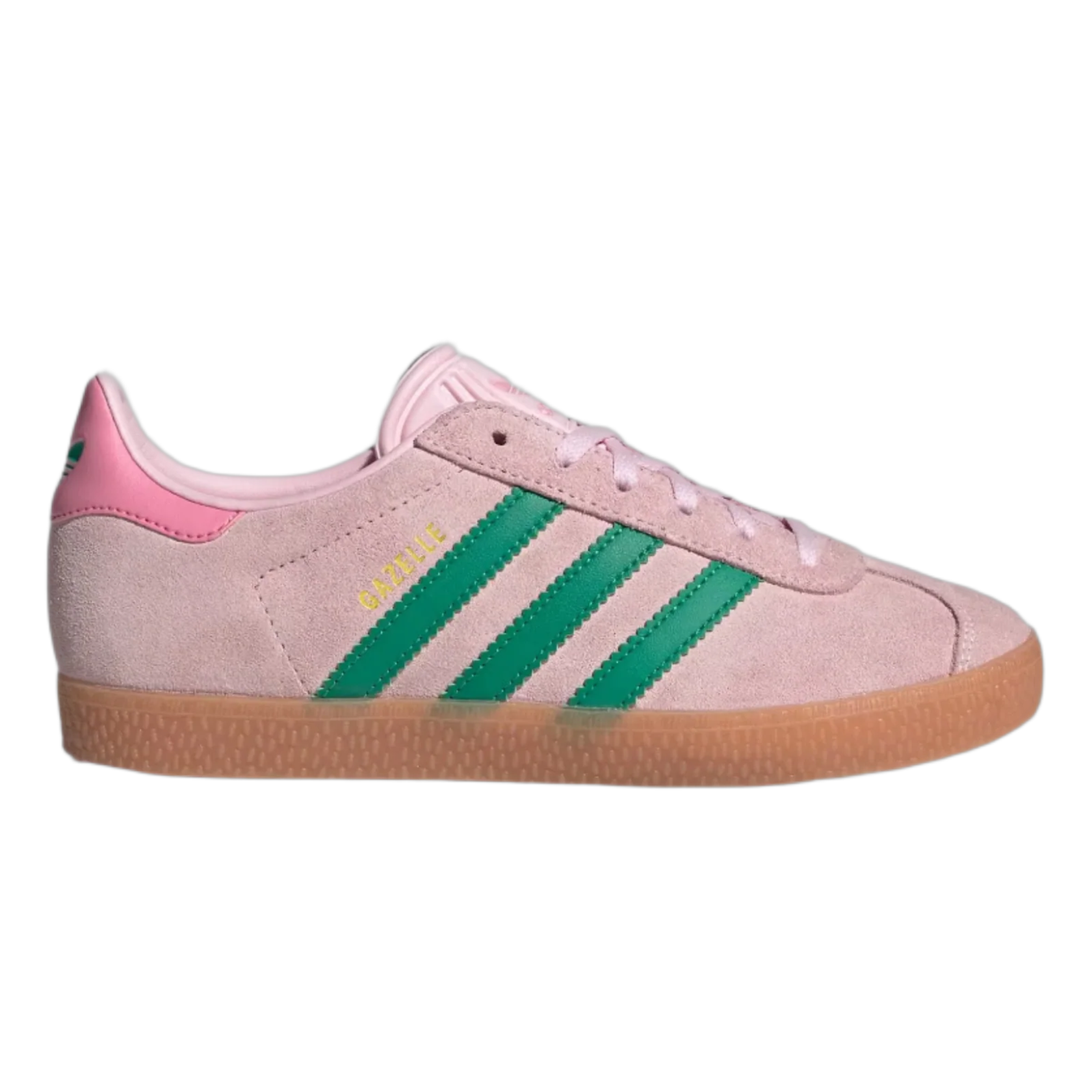 adidas Gazelle Clear Pink Court Green (GS) JP7128