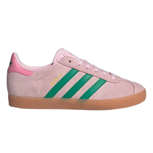 adidas Gazelle Clear Pink Court Green (GS) JP7128