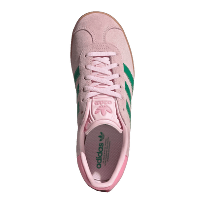 adidas Gazelle Clear Pink Court Green (GS) Oben JP7128