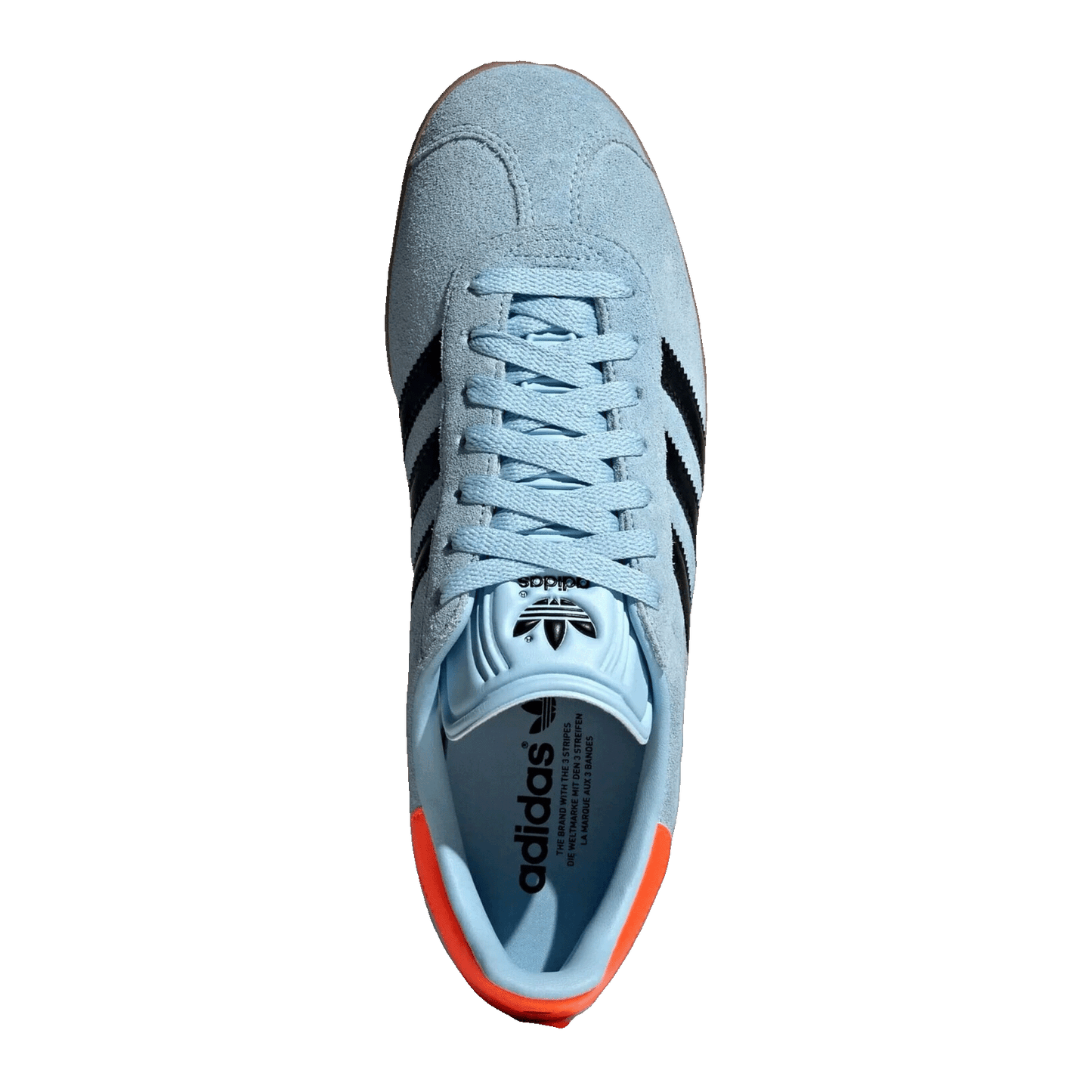 adidas Gazelle Clear Sky Core Black Oben JI2076