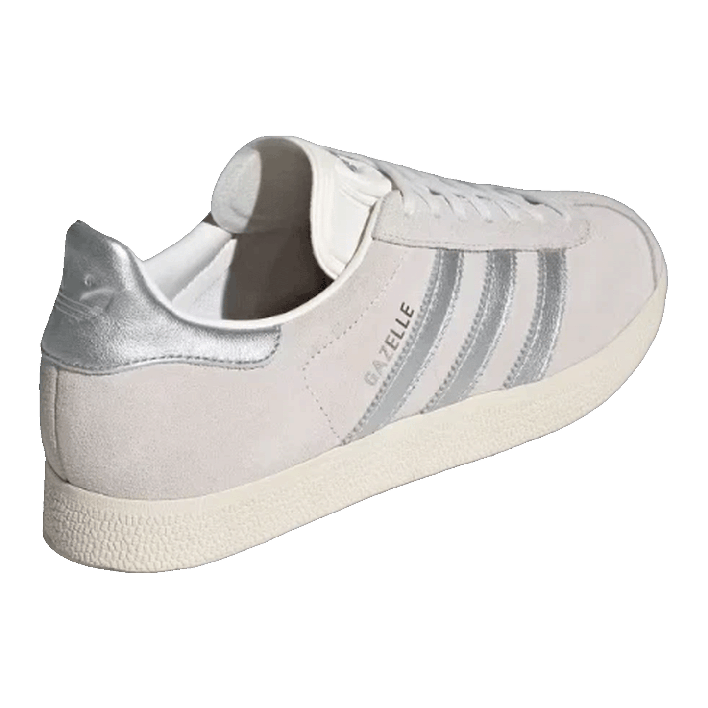 adidas Gazelle Cloud White Silver Metallic Back JH8640