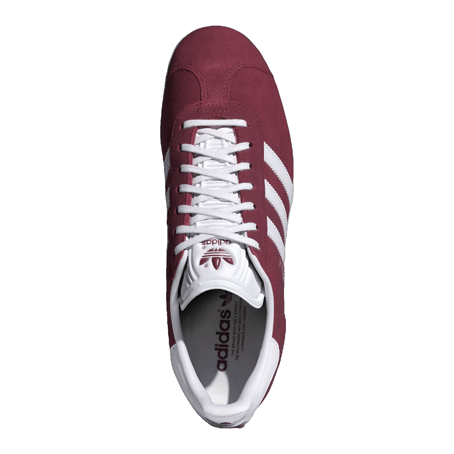 adidas Gazelle Collegiate Burgundy White Oben B41645