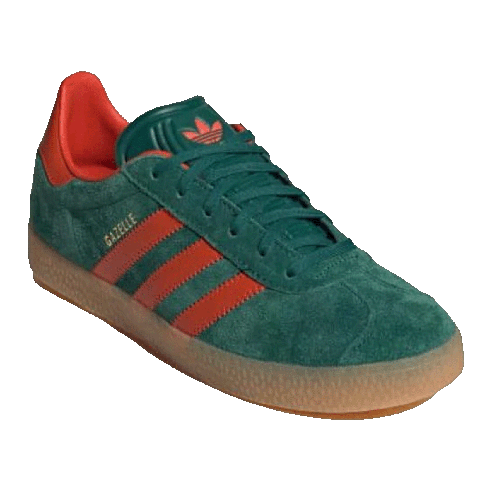 adidas Gazelle Collegiate Green Preloved Red (GS) Side IE8604