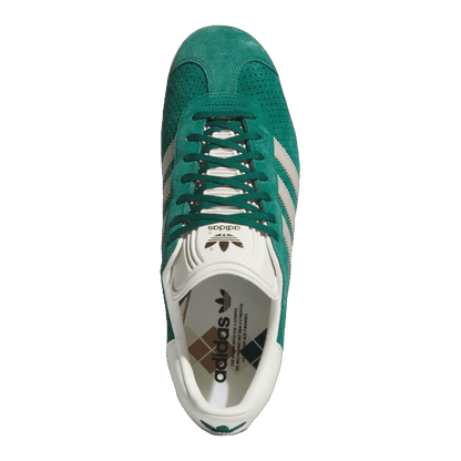 adidas Gazelle Collegiate Green Wonder Beige Gold Metallic Oben IF7154