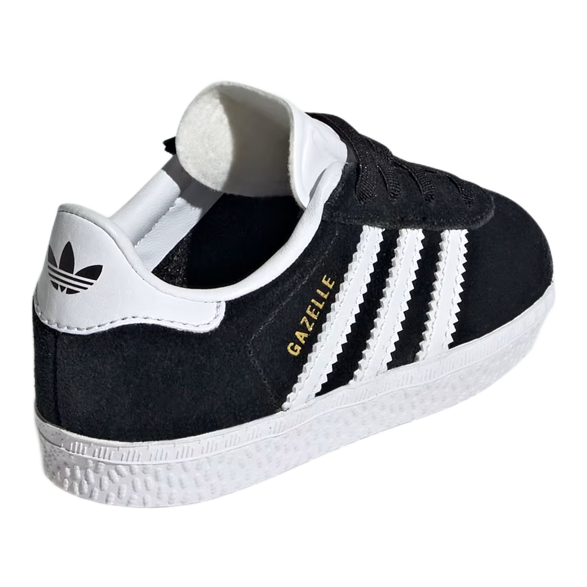 adidas Gazelle Comfort Closure Core Black Cloud White (TD) Back IH0338