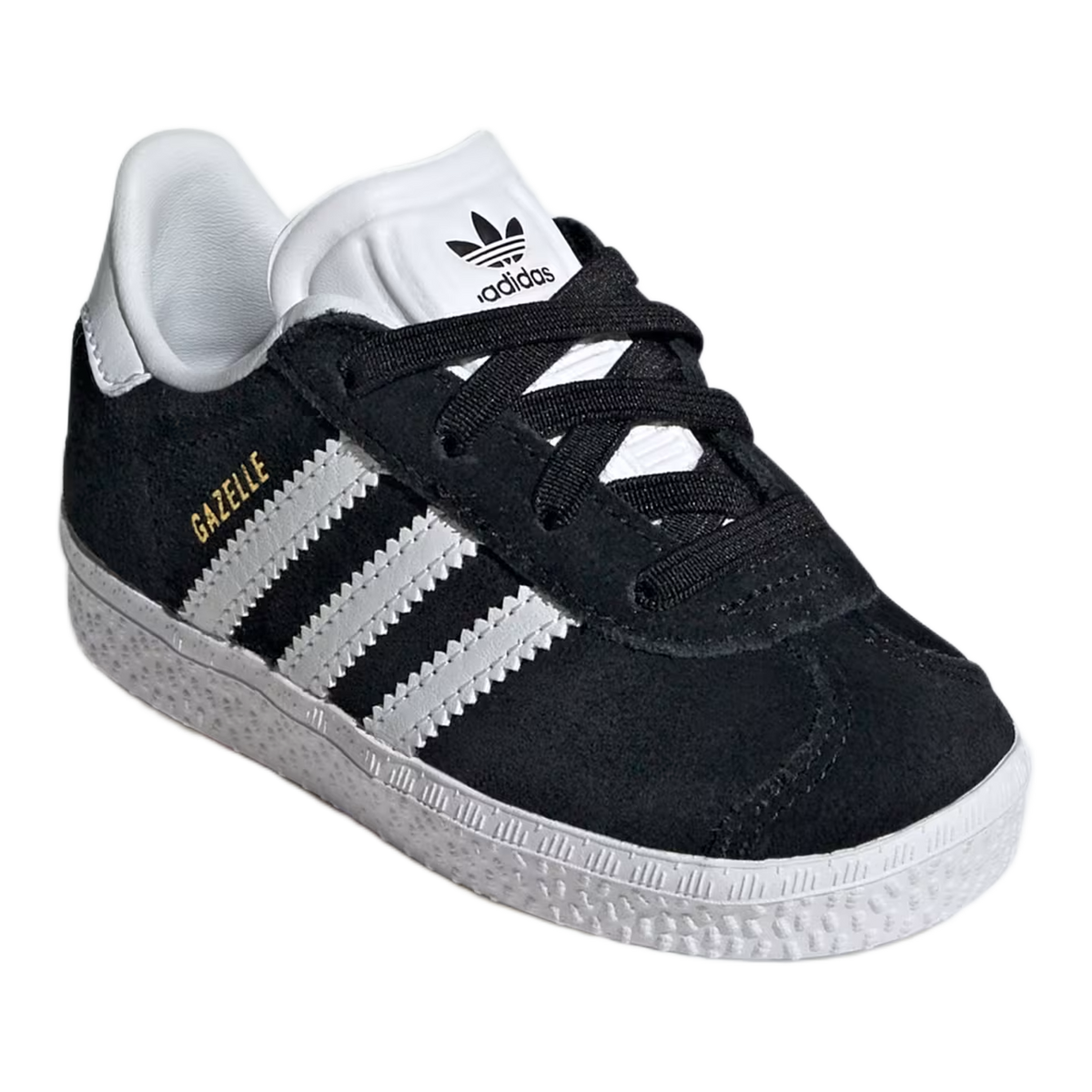 adidas Gazelle Comfort Closure Core Black Cloud White (TD) Side IH0338