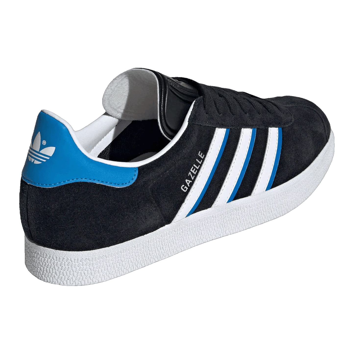 adidas Gazelle Core Black Bright Blue Back IG6193