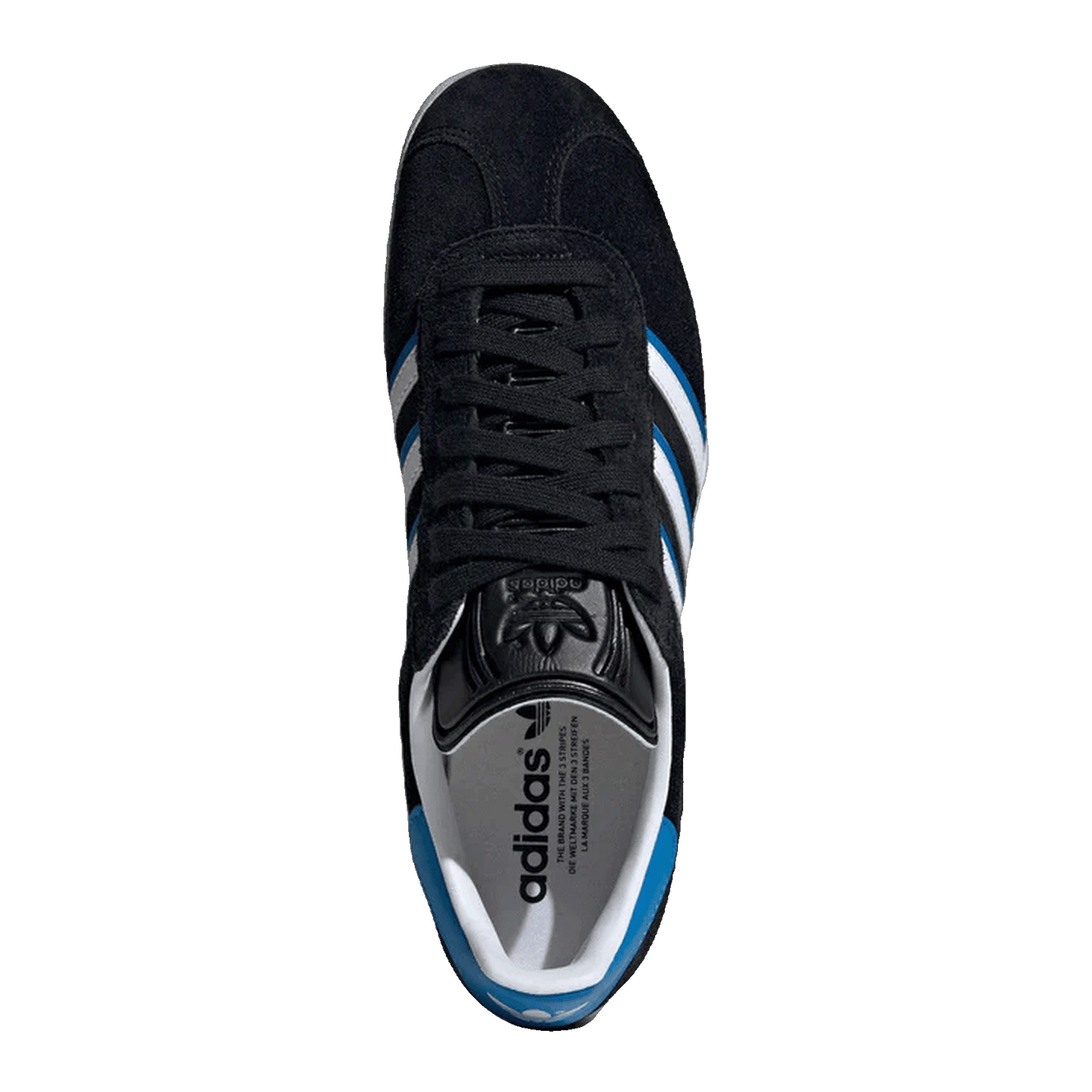 adidas Gazelle Core Black Bright Blue Oben IG6193