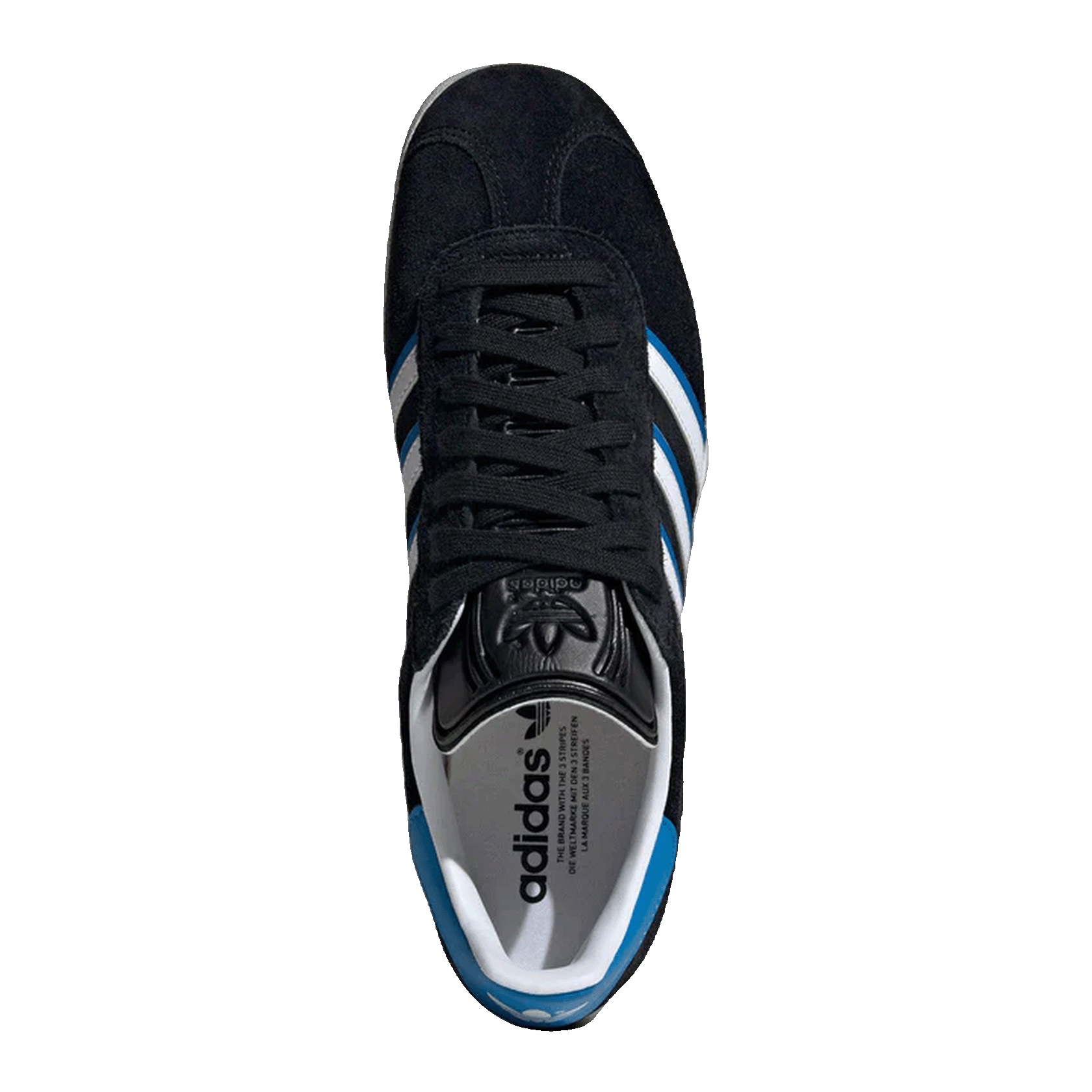 adidas Gazelle Core Black Bright Blue Oben IG6193