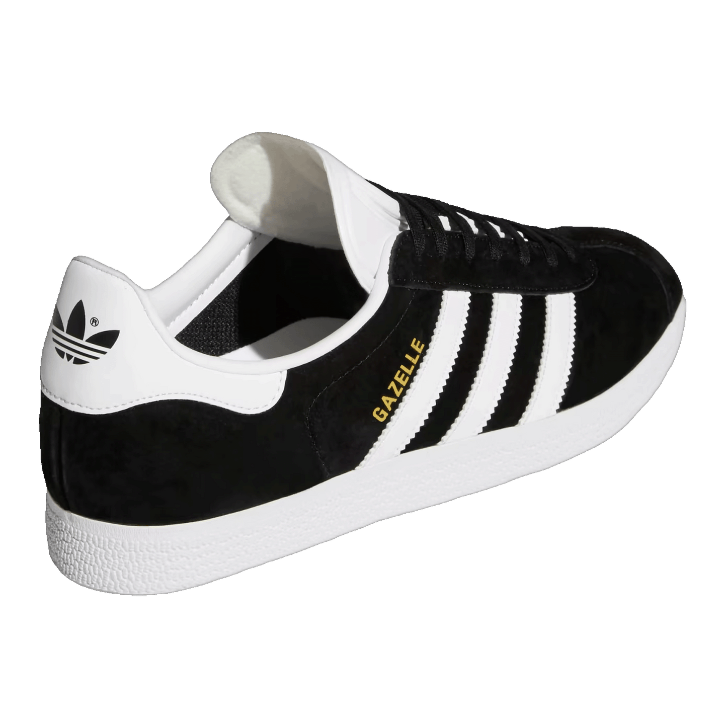 adidas Gazelle Core Black Cloud White Gold Back BB5476