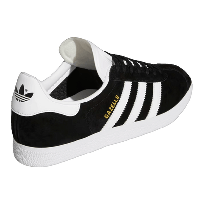 adidas Gazelle Core Black Cloud White Gold Back BB5476