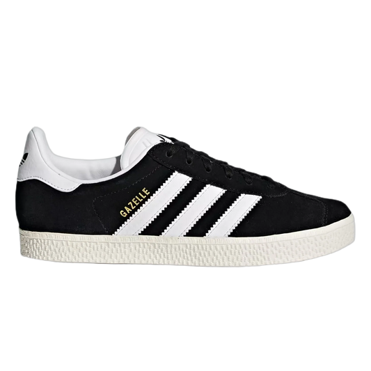 adidas Gazelle Core Black Cloud White Gold Metallic (GS) BB2502