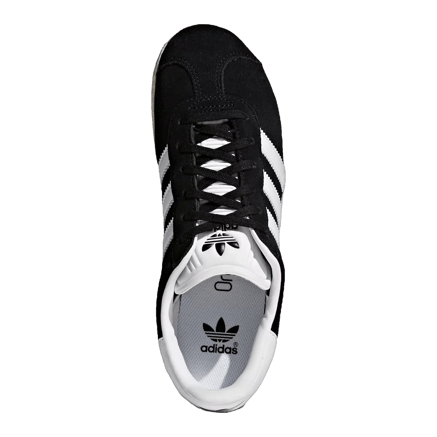 adidas Gazelle Core Black Cloud White Gold Metallic (GS) Oben BB2502