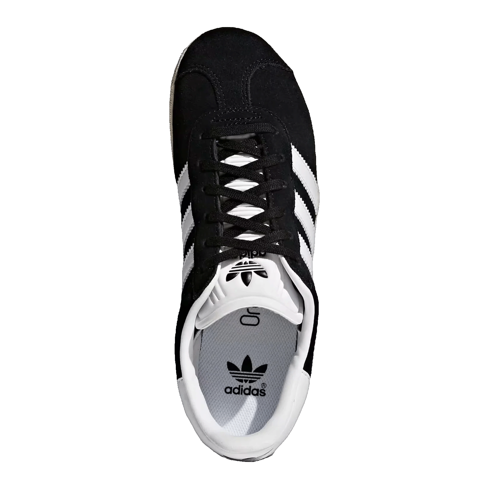 adidas Gazelle Core Black Cloud White Gold Metallic (GS) Oben BB2502