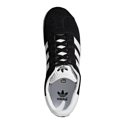 adidas Gazelle Core Black Cloud White Gold Metallic (GS) Oben BB2502
