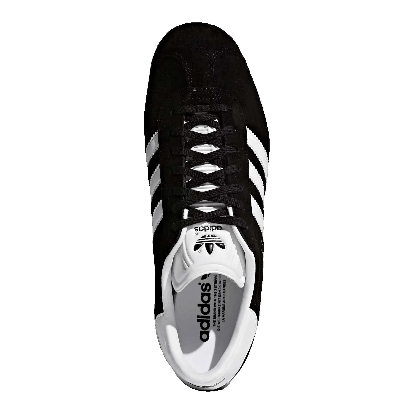 adidas Gazelle Core Black Cloud White Gold Oben BB5476