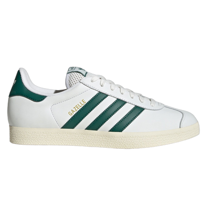 adidas Gazelle Core White Collegiate Green Cream White JH5397