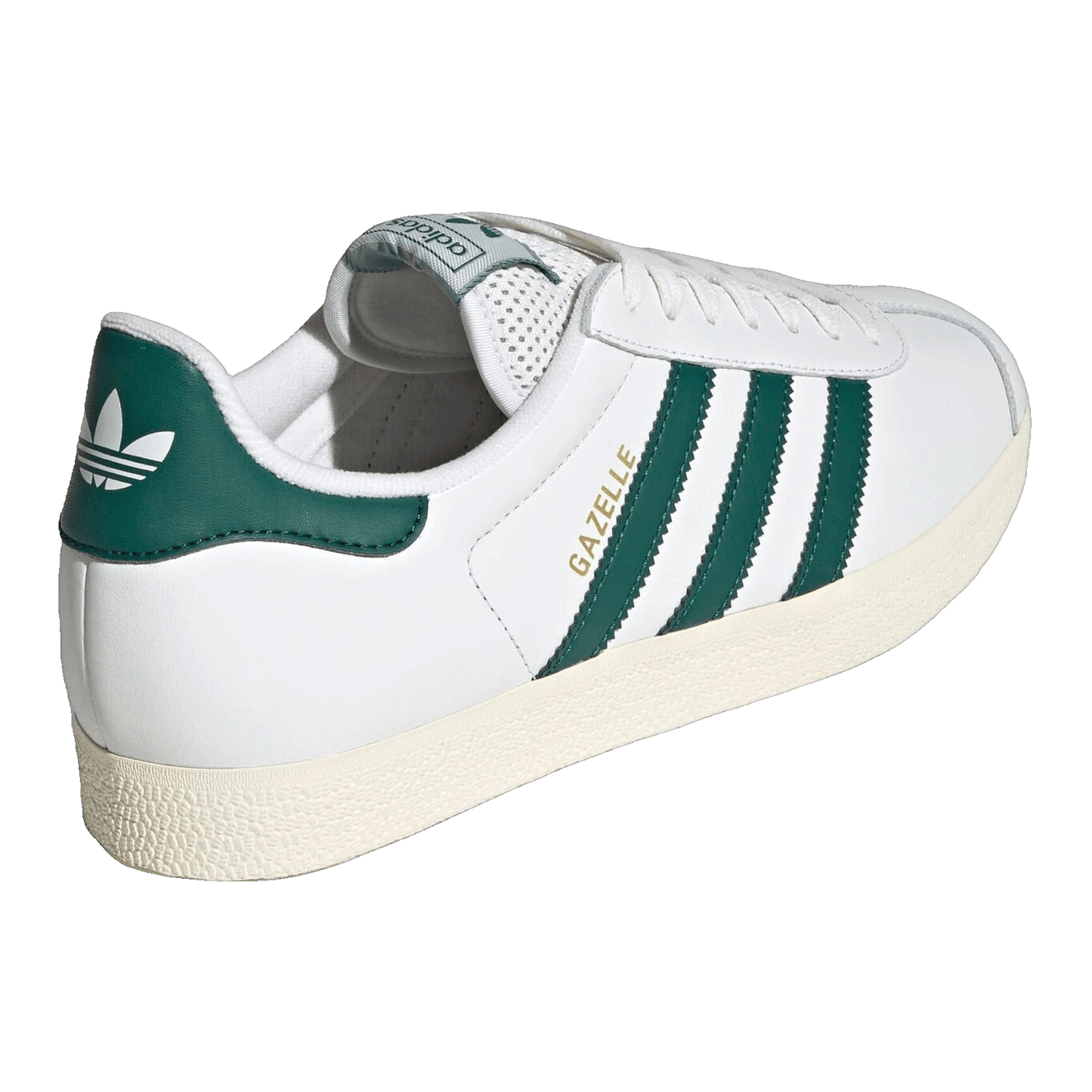adidas Gazelle Core White Collegiate Green Cream White Back JH5397