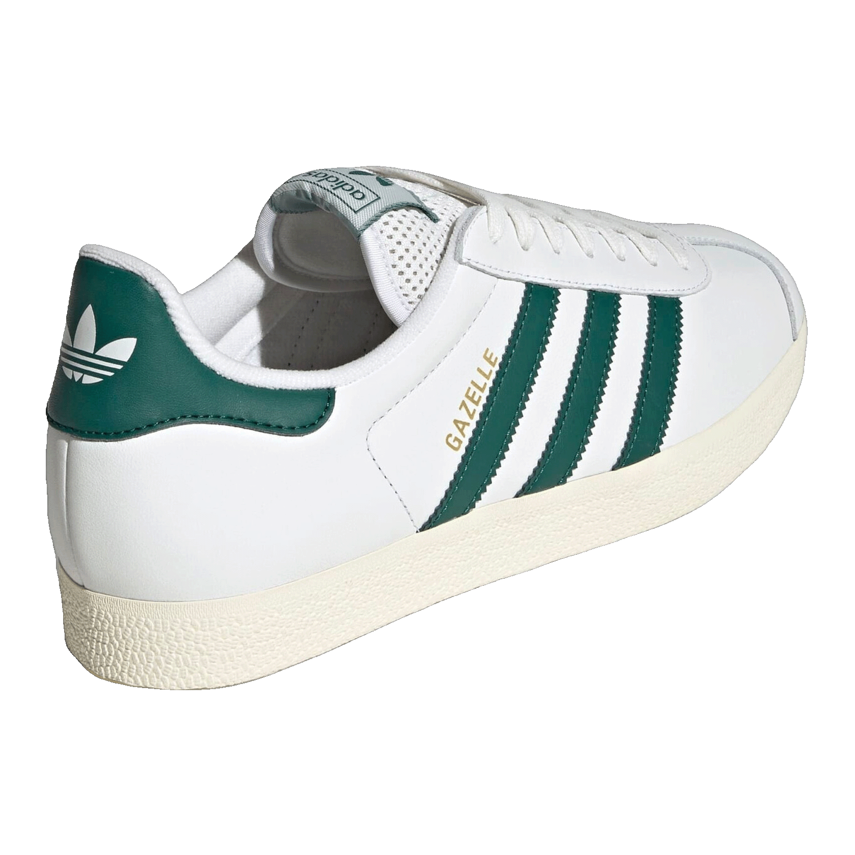 adidas Gazelle Core White Collegiate Green Cream White Back JH5397