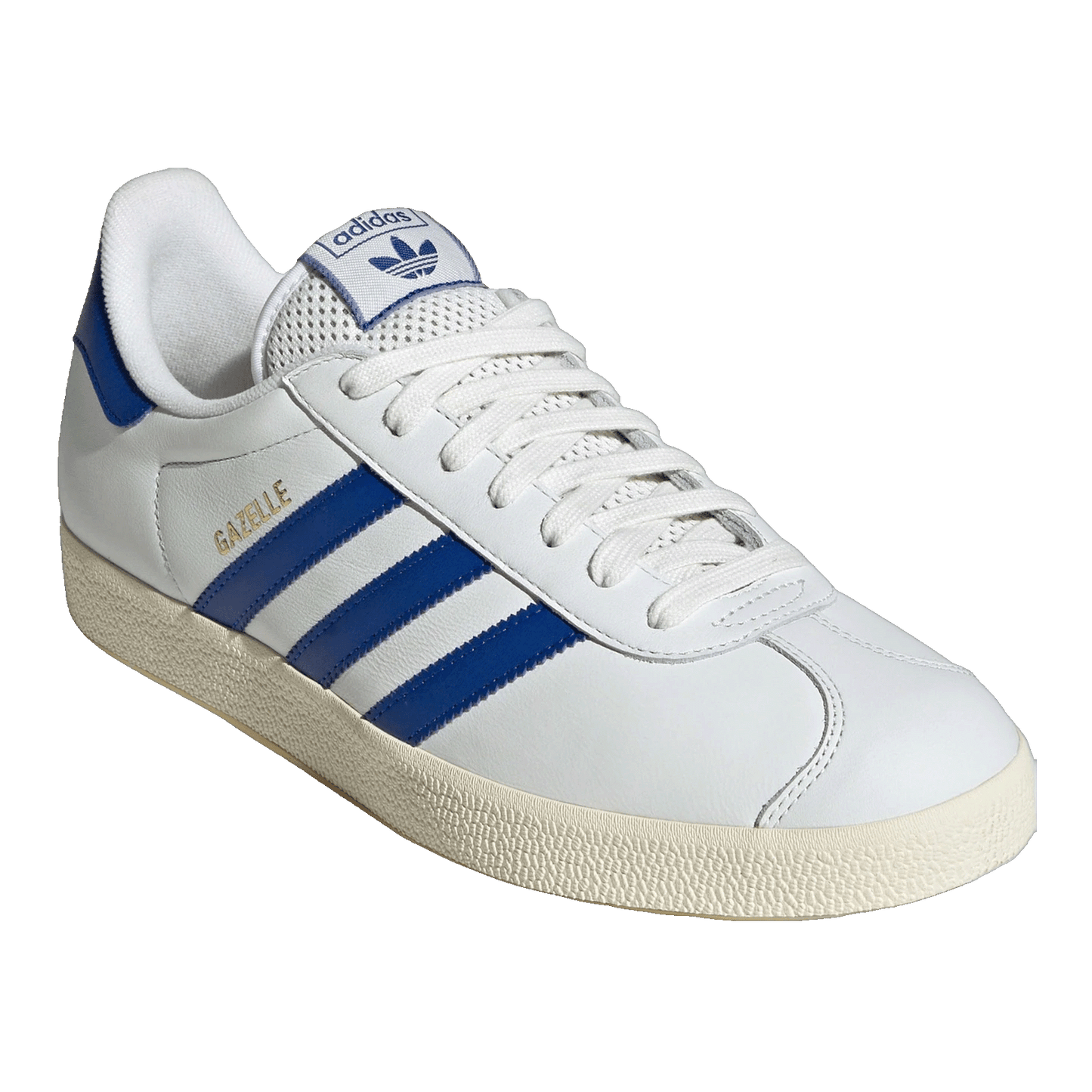 adidas Gazelle Core White Royal Blue Cream White Side JH5398