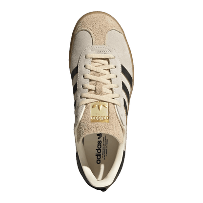 adidas Gazelle Cream White Core Black Sand Strata (W) Oben JS3892