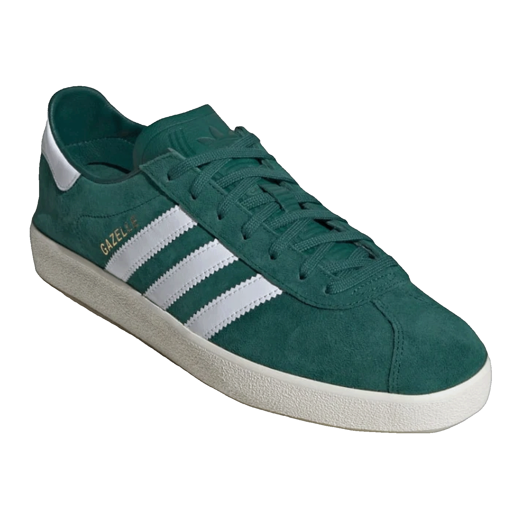 adidas Gazelle Decon Collegiate Green Cloud White Gold Metallic Side IE9168