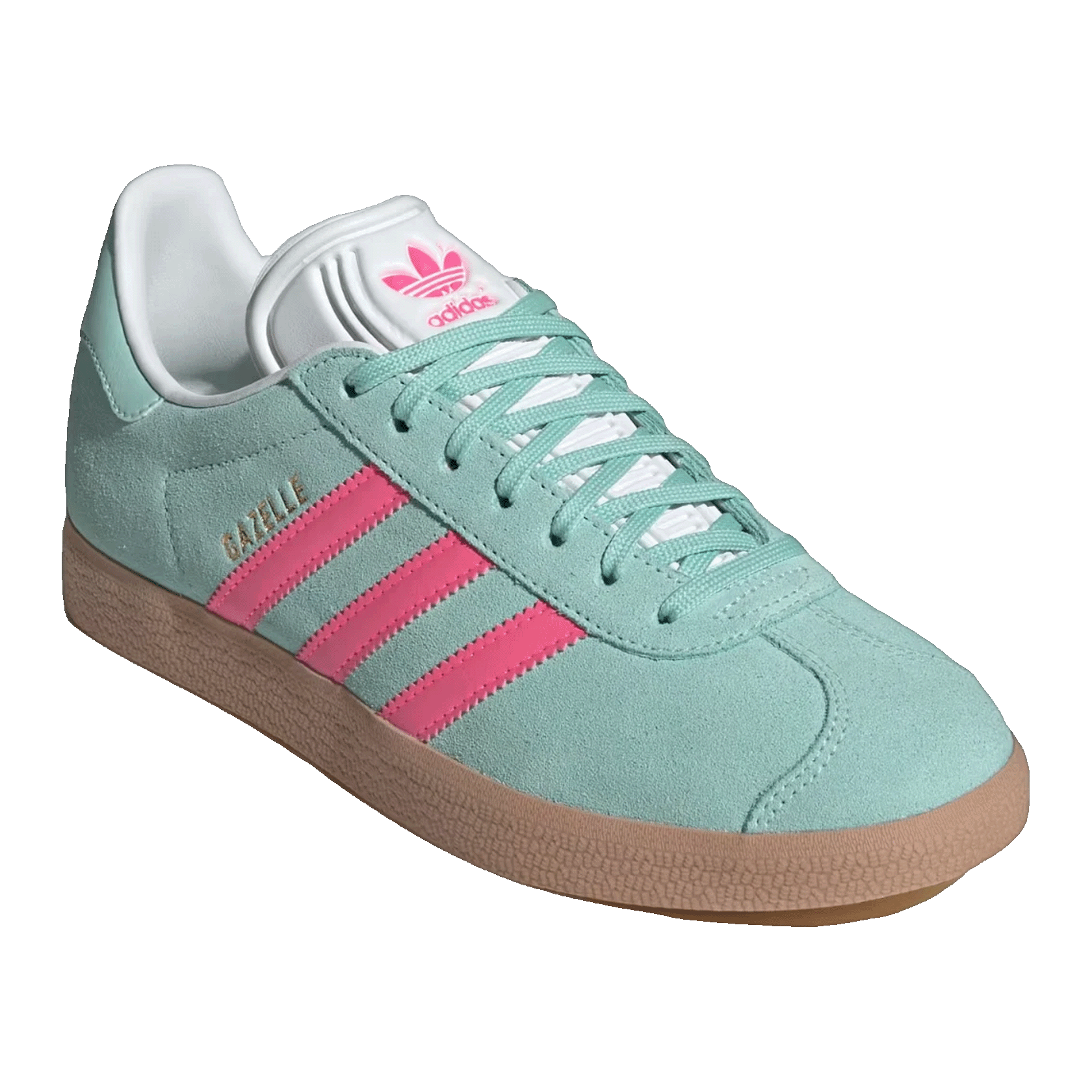 adidas Gazelle Flash Aqua Lucid Pink (W) Side JI1375