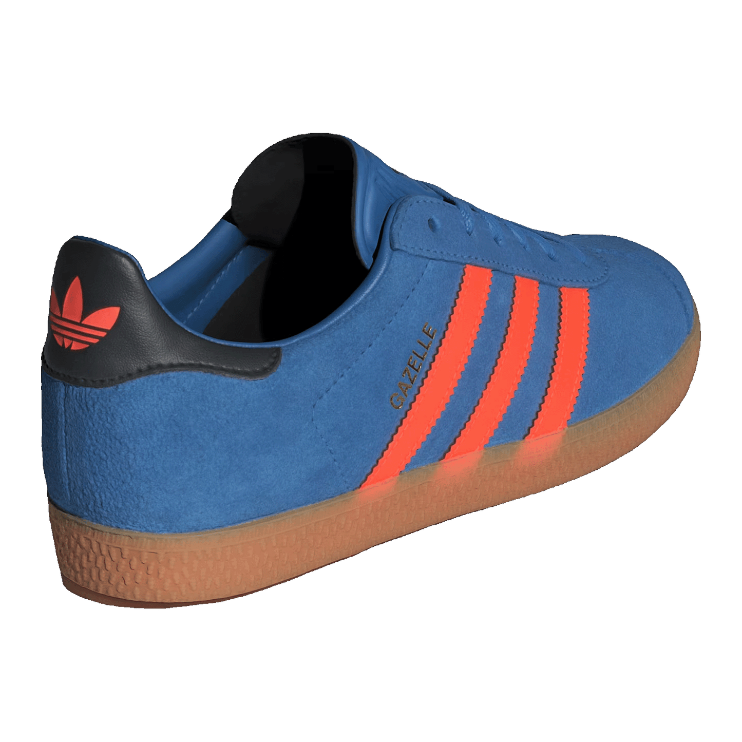 adidas Gazelle Focus Blue Solar Orange Core Black (GS) Back JP7124