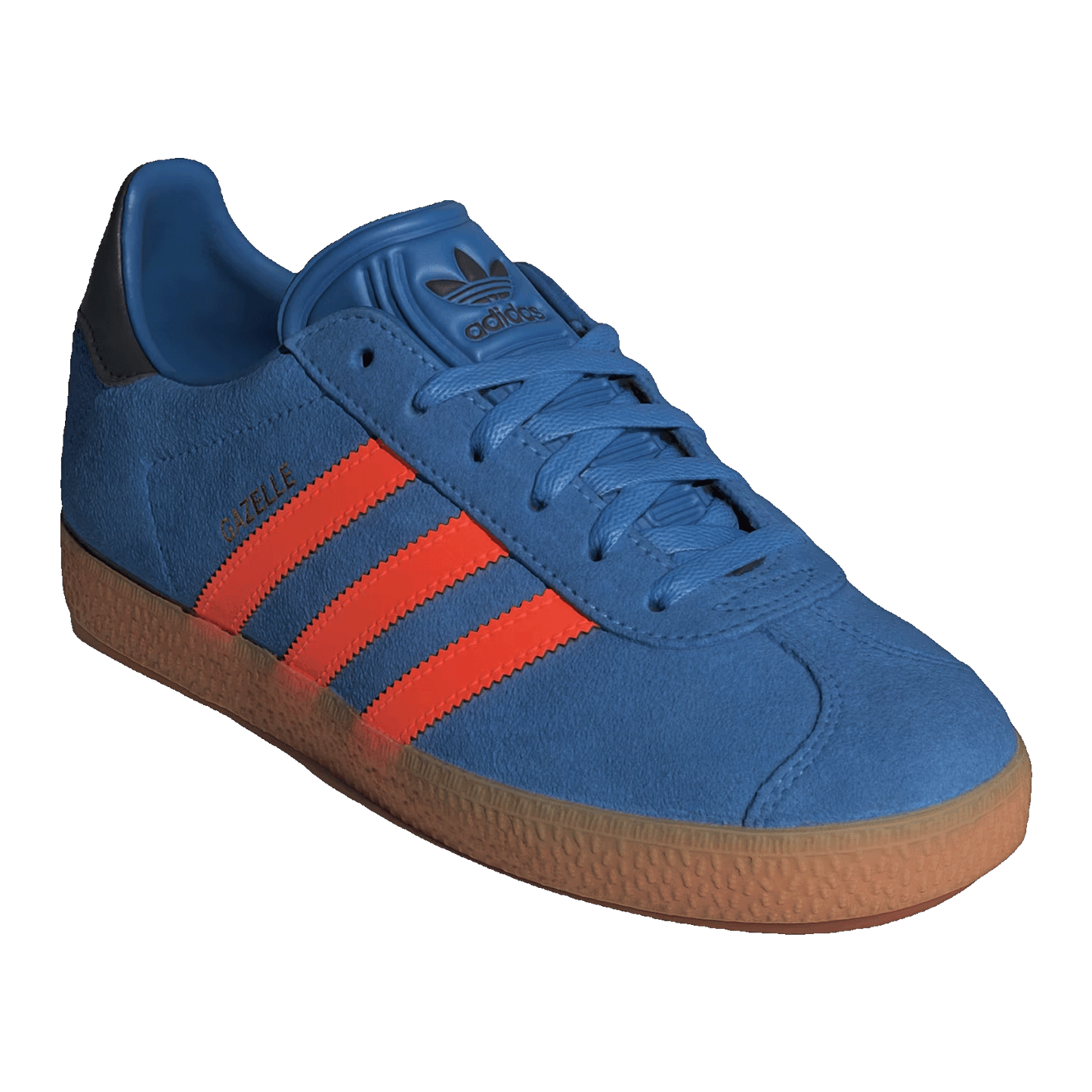 adidas Gazelle Focus Blue Solar Orange Core Black (GS) Side JP7124