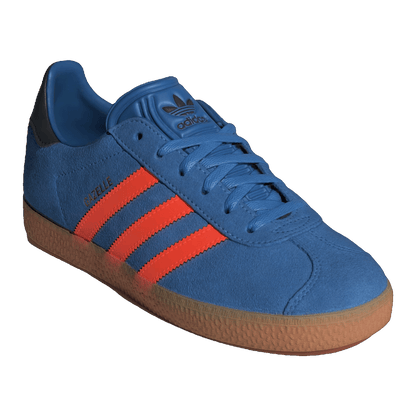 adidas Gazelle Focus Blue Solar Orange Core Black (GS) Side JP7124