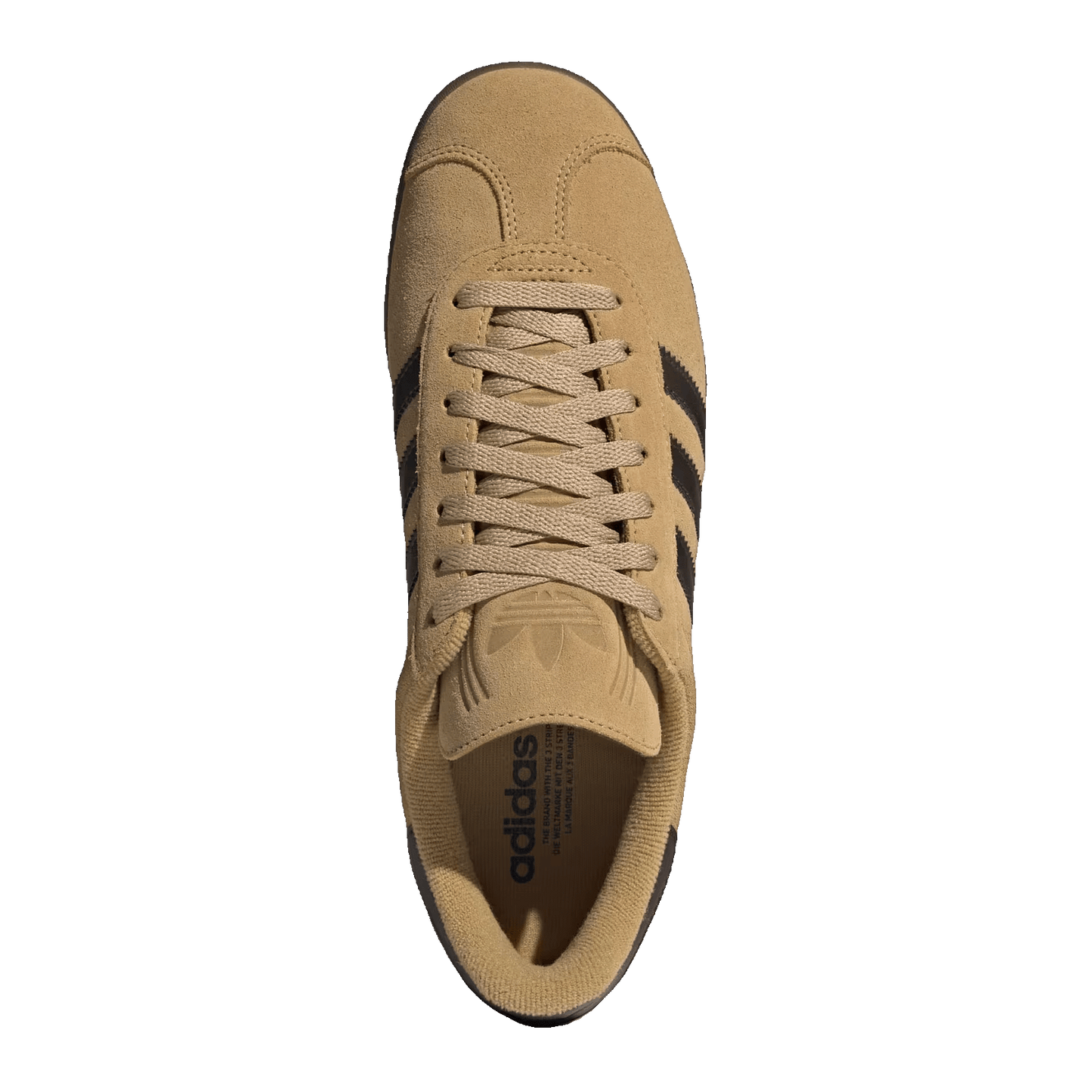 adidas Gazelle Golden Beige Dark Brown Gold Metallic Oben JR6287
