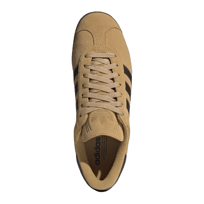 adidas Gazelle Golden Beige Dark Brown Gold Metallic Oben JR6287