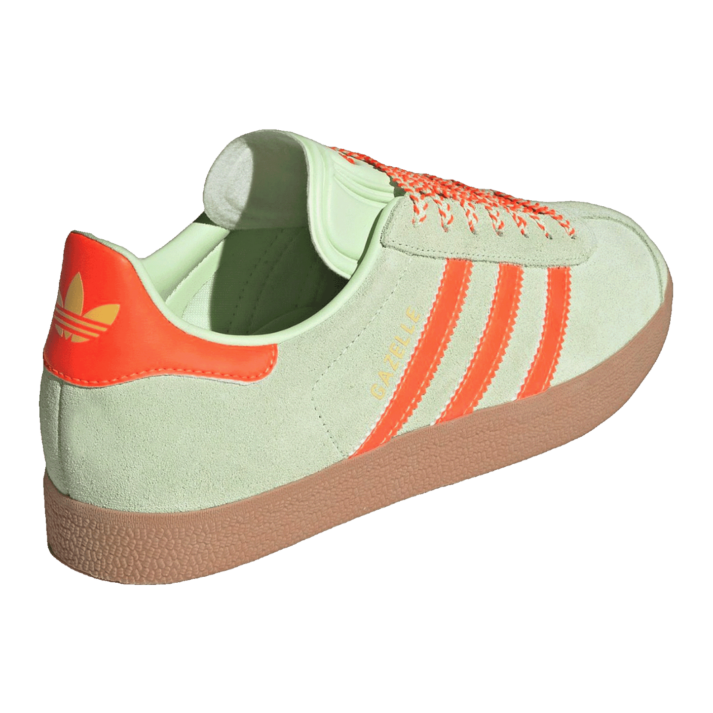 adidas Gazelle Green Orange Gum (W) Back JH7212