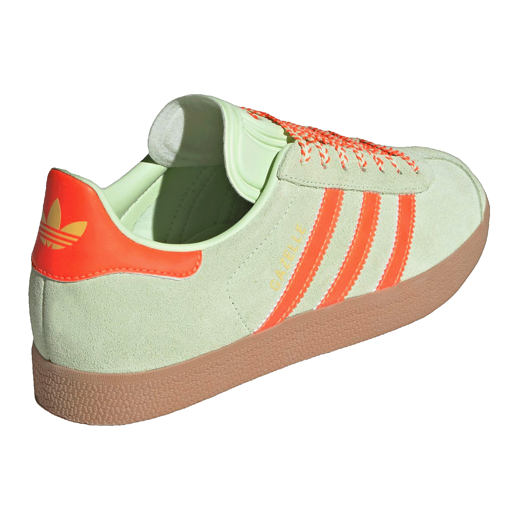 adidas Gazelle Green Orange Gum (W) Back JH7212