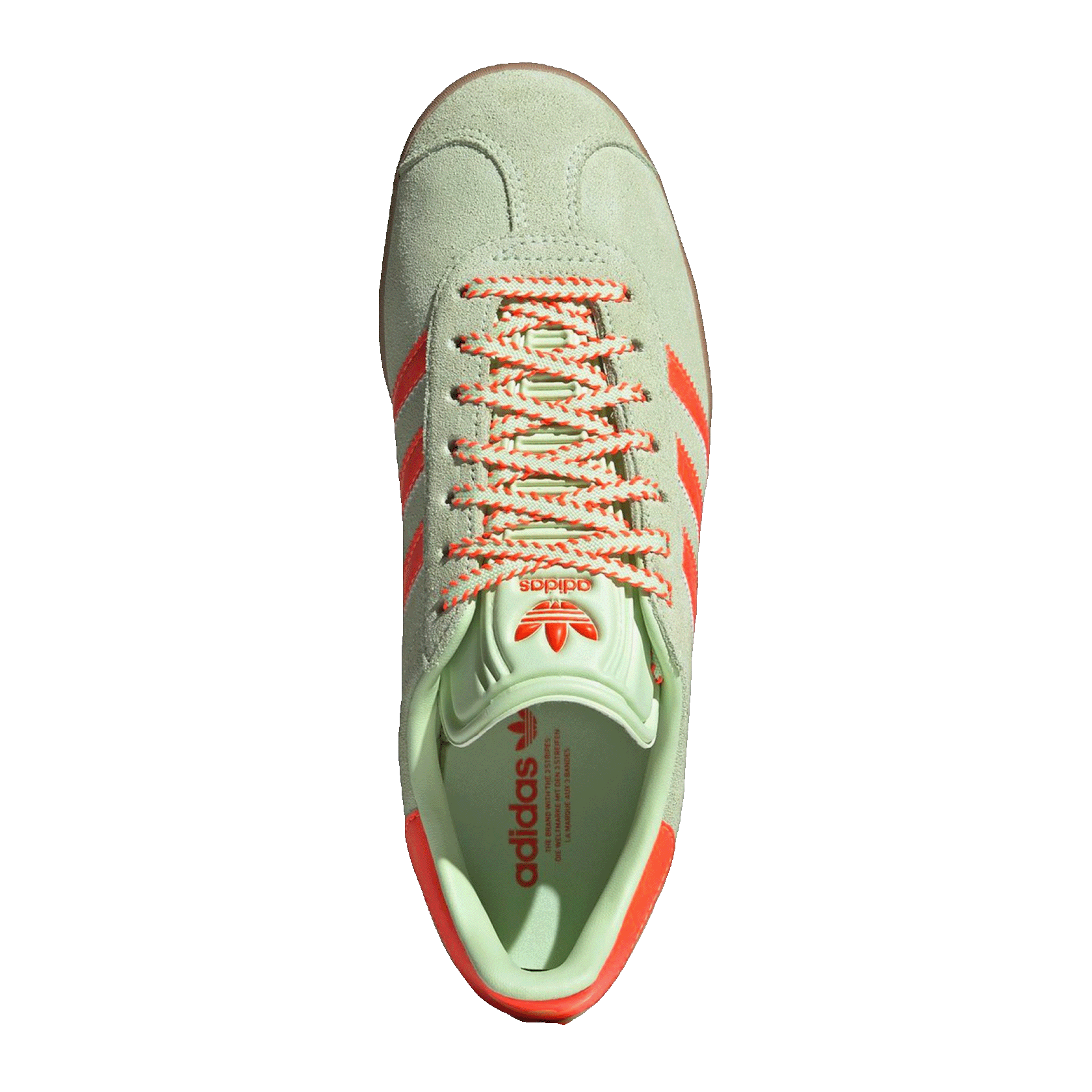 adidas Gazelle Green Orange Gum (W) Oben JH7212