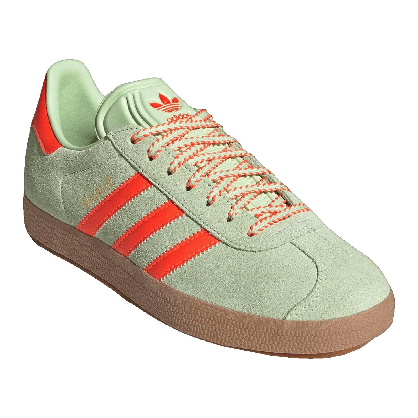 adidas Gazelle Green Orange Gum (W) Side JH7212