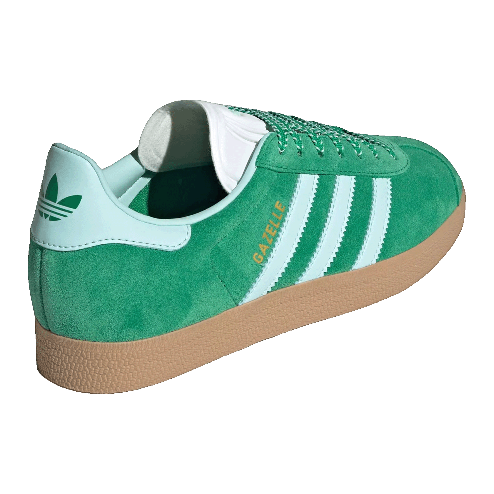 adidas Gazelle Green Semi Flash Aqua (W) Back JH7218