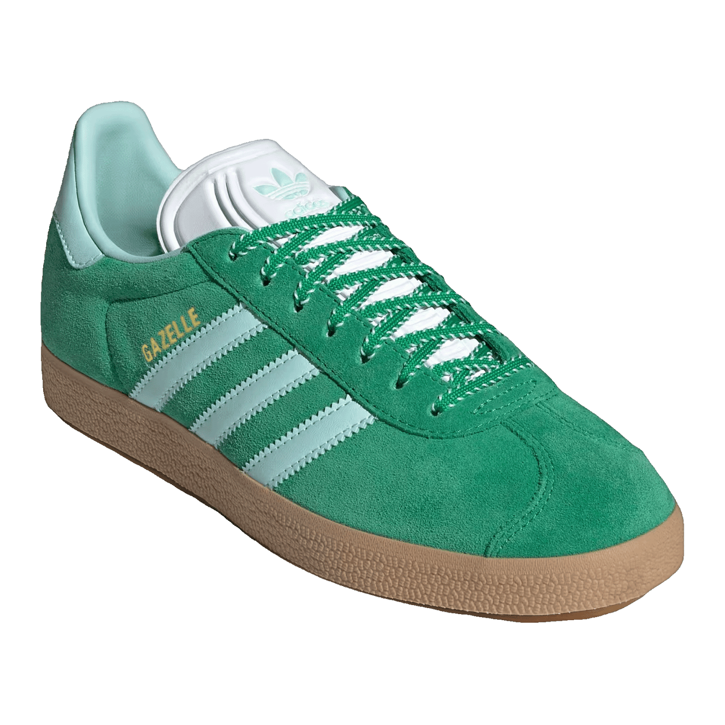 adidas Gazelle Green Semi Flash Aqua (W) Side JH7218
