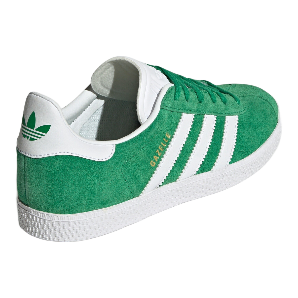 adidas Gazelle Green/White/Gold Metallic Back BB5477