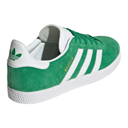 adidas Gazelle Green/White/Gold Metallic Back BB5477