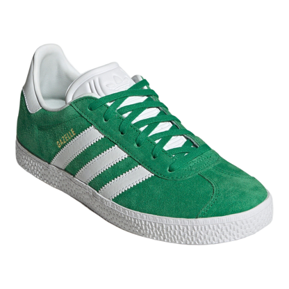 adidas Gazelle Green/White/Gold Metallic Side BB5477
