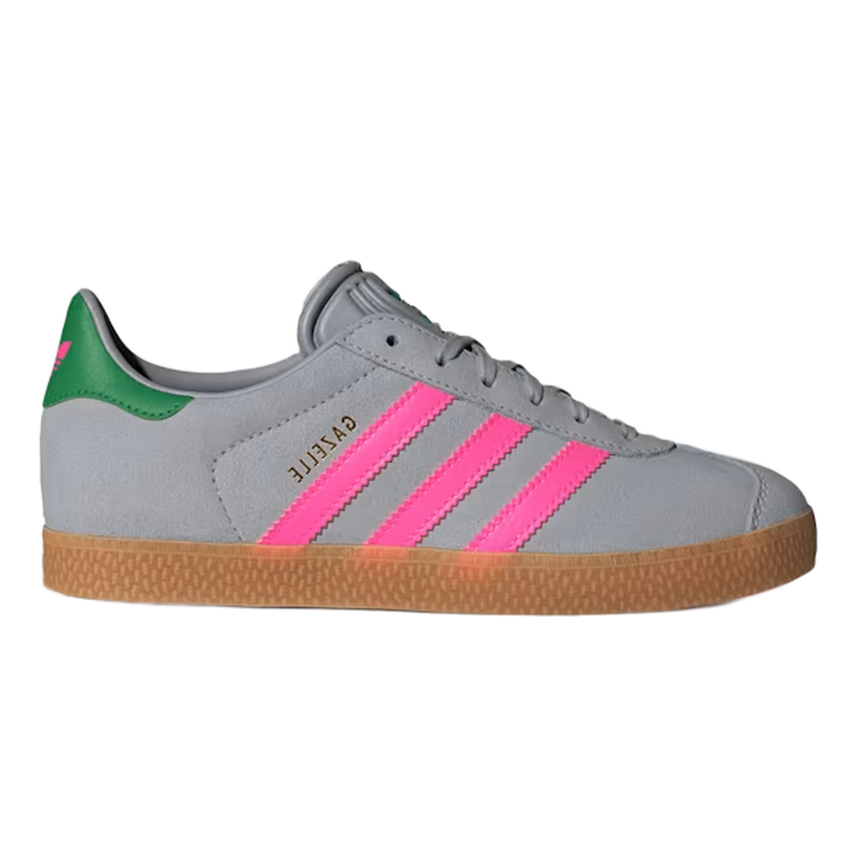 adidas Gazelle Halo Silver Lucid Pink Green (GS) IH6467