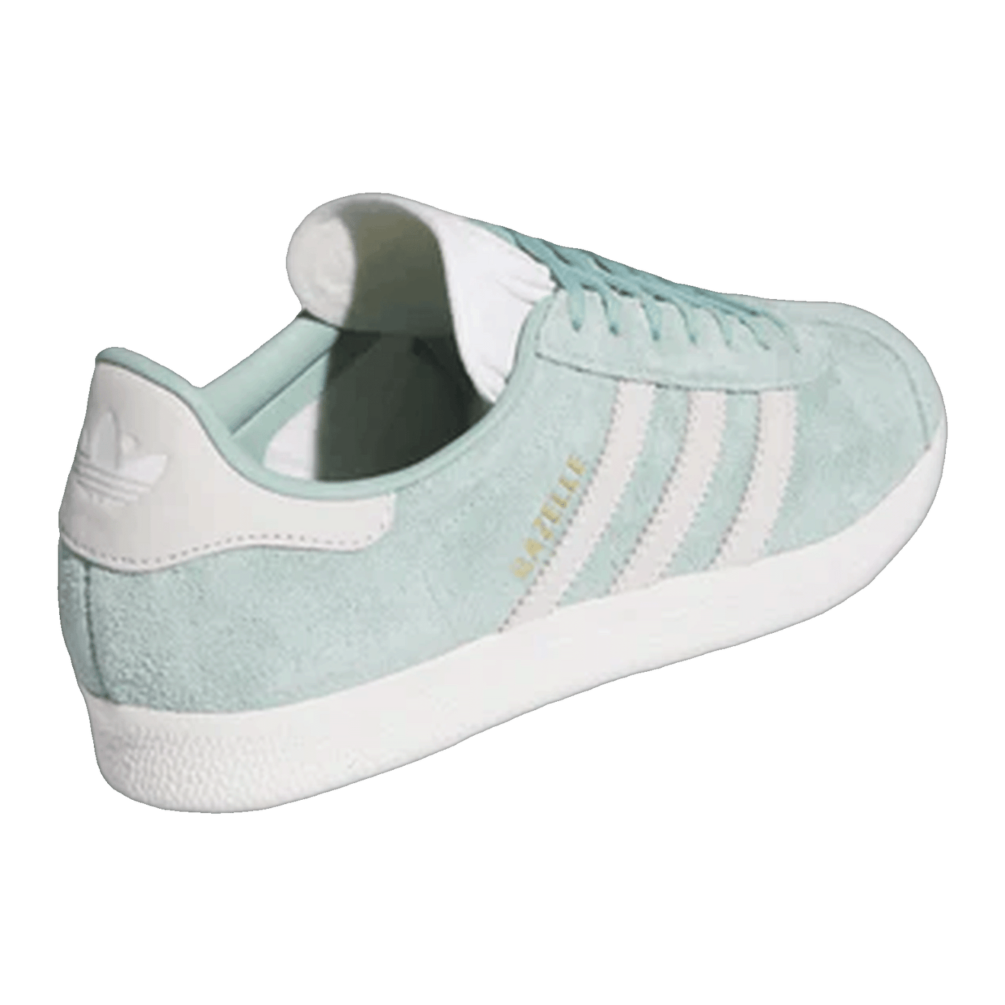 adidas Gazelle Hazy Green Off White Cloud White (W) Back IG4393