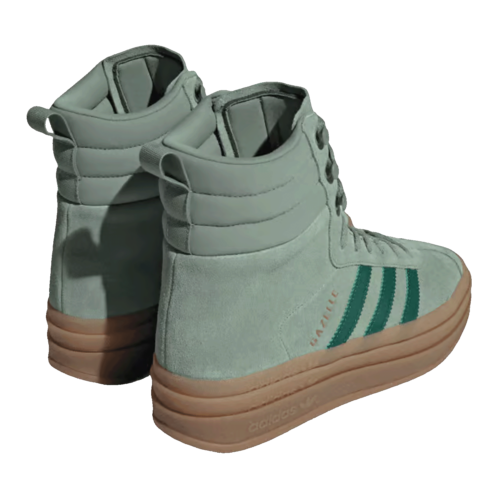 adidas Gazelle High Silver Green (W) Back ID6982