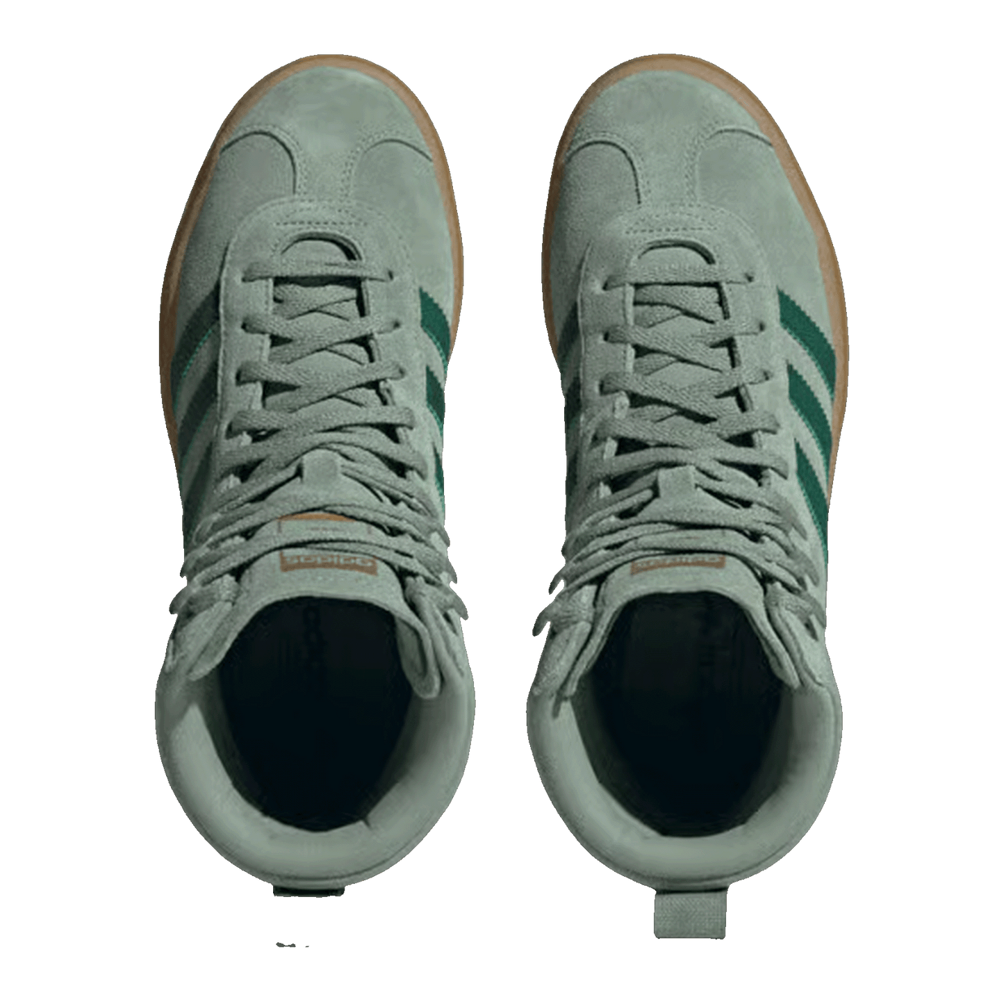 adidas Gazelle High Silver Green (W) Oben ID6982