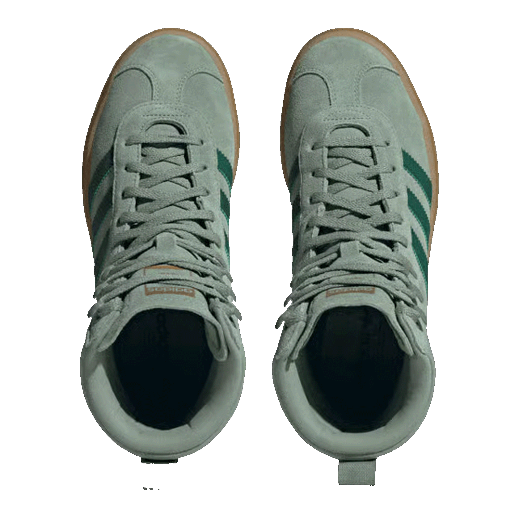 adidas Gazelle High Silver Green (W) Oben ID6982