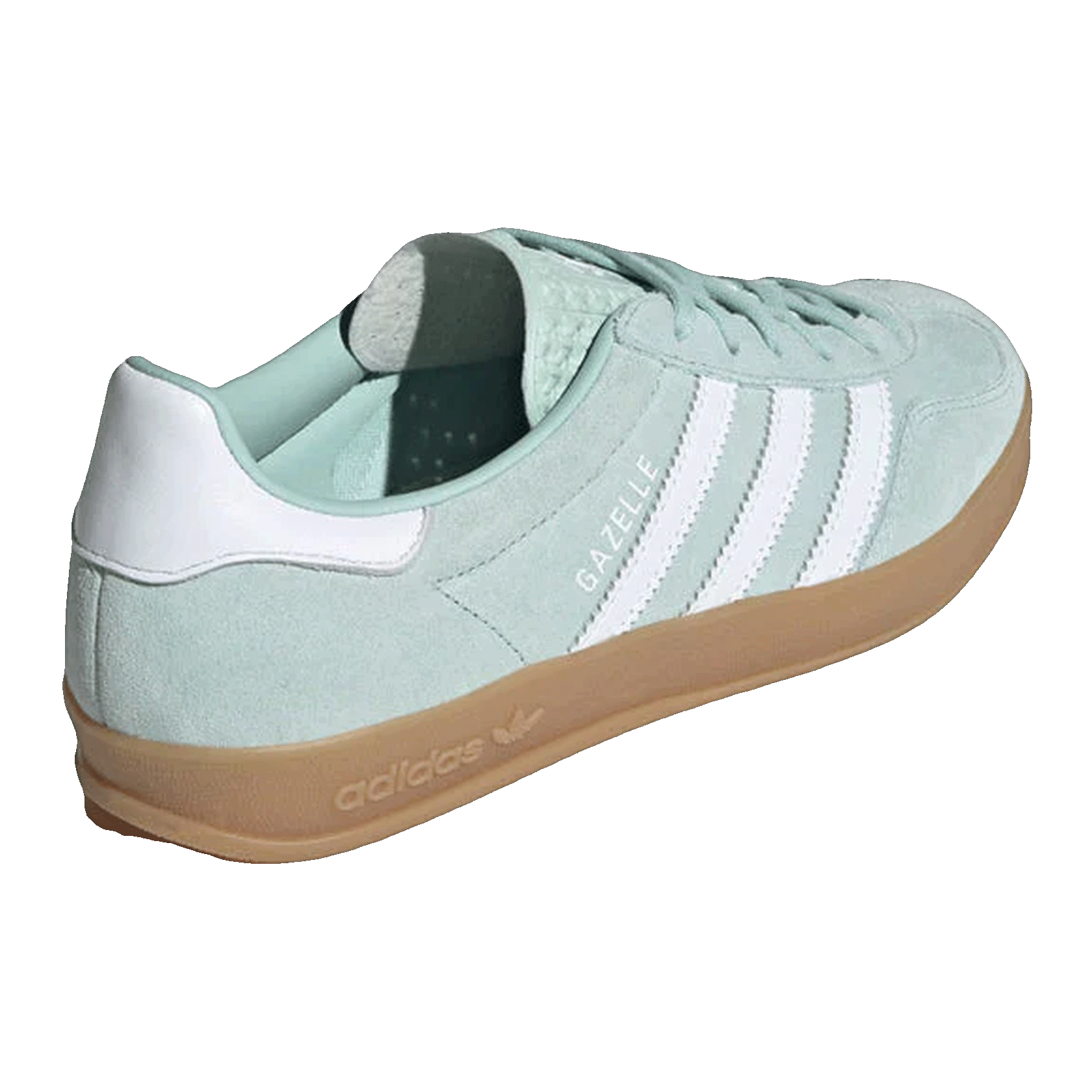 adidas Gazelle Indoor Ash Green White (W) Back JS1396
