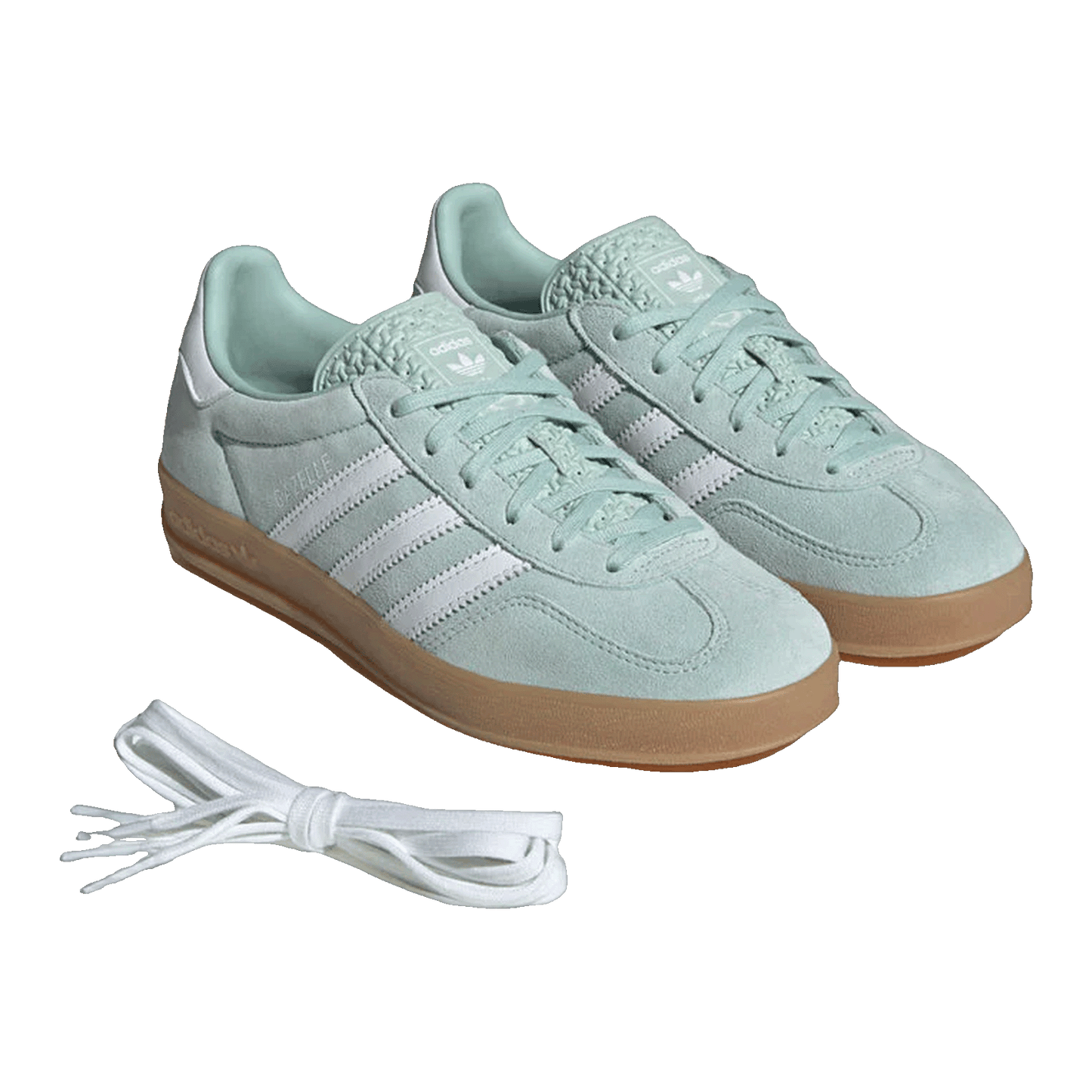 adidas Gazelle Indoor Ash Green White (W) Side JS1396