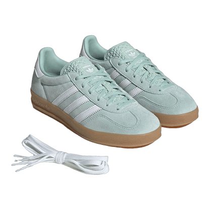 adidas Gazelle Indoor Ash Green White (W) Side JS1396