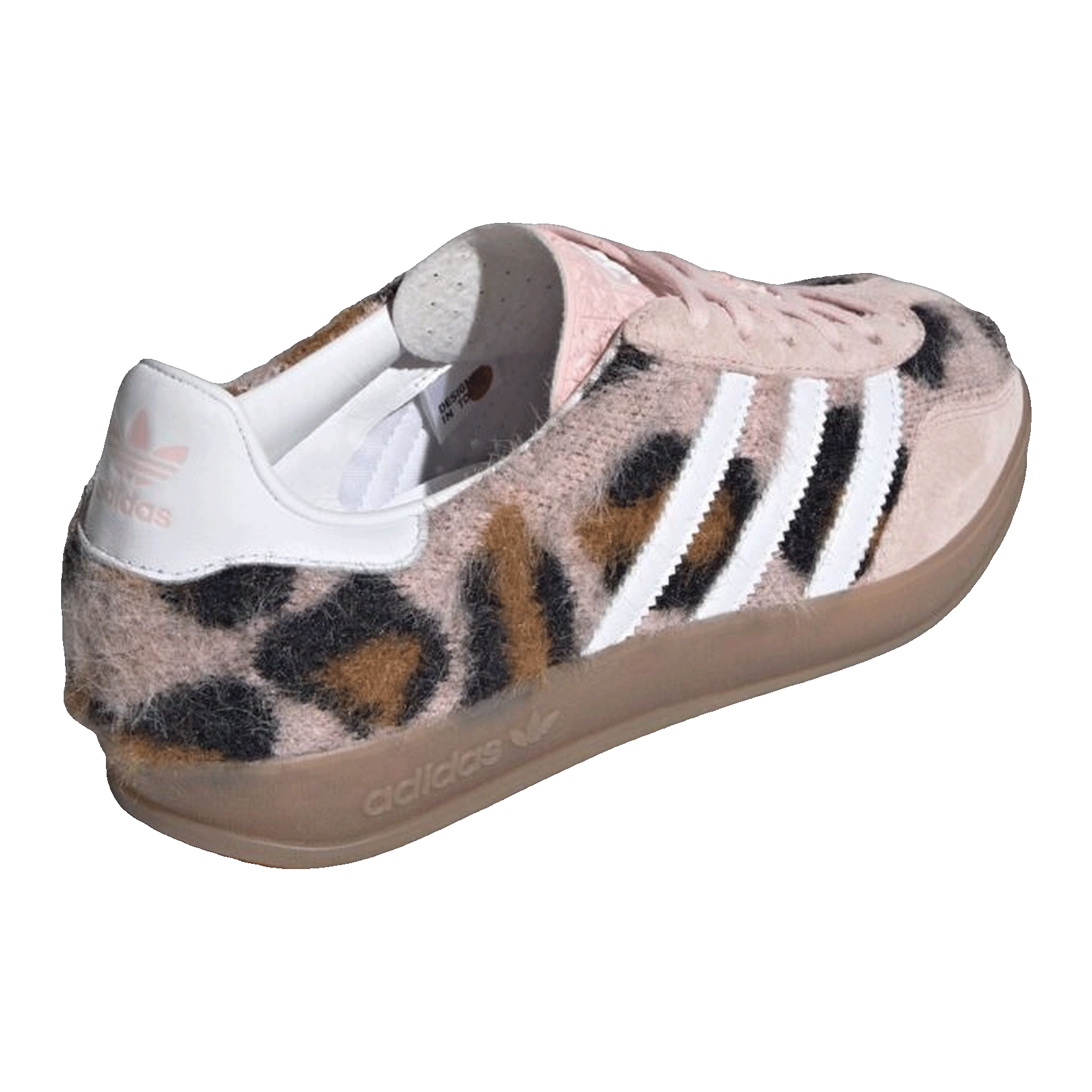 adidas Gazelle Indoor atmos Pink Trinity Leopard Sand Pink (W) Back